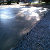 Finishing freshly poured concrete