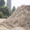 Sand mound at the Gail Briggs Inc property in Charlotte, Michigan